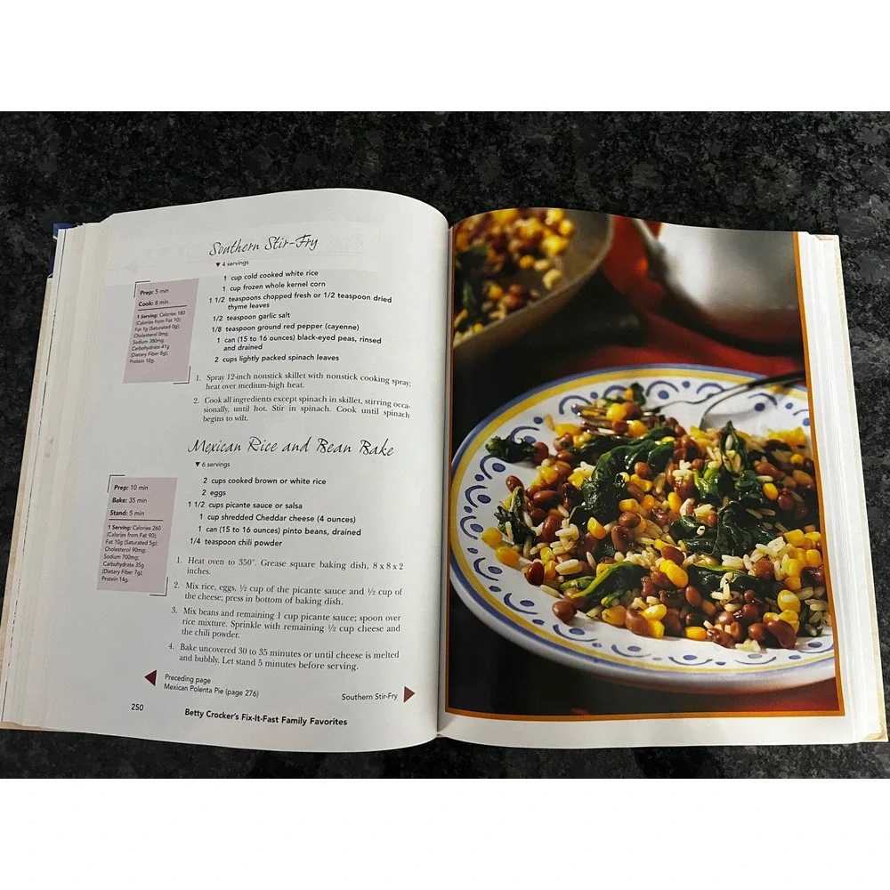 VTG Betty Crocker Fix-It-Fast Family Favorites‎ Cookbook Over 400 Great Recipes